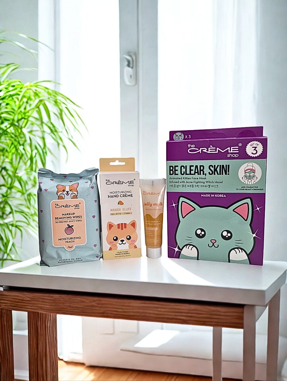 The Crème Shop Skincare Bundle | Face Masks, Wipes, Cleanser & Hand Cream